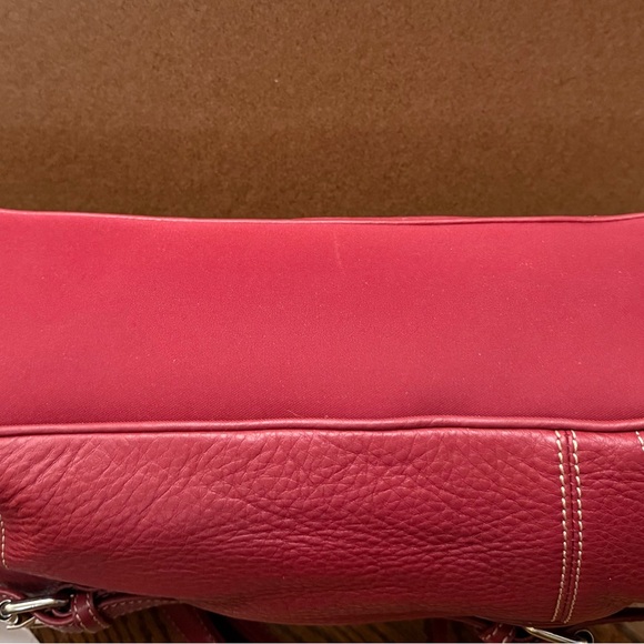 Franco Sarto Red Leather Shoulder Bag NWT - Picture 5 of 7